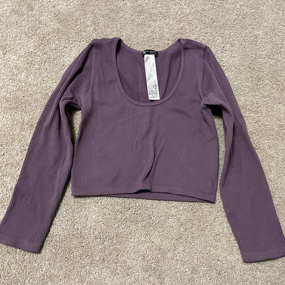 Zara ribbed crop top